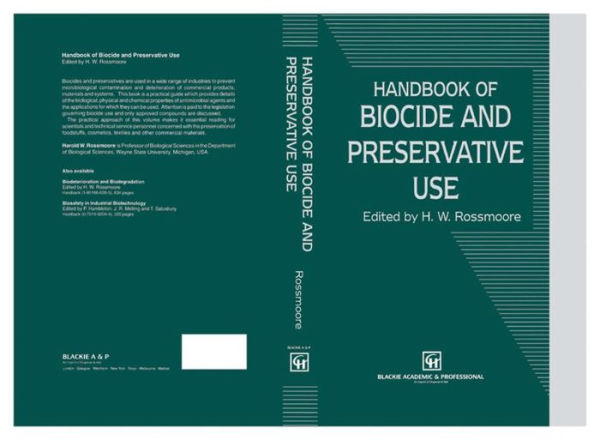 Handbook of Biocide and Preservative Use / Edition 1