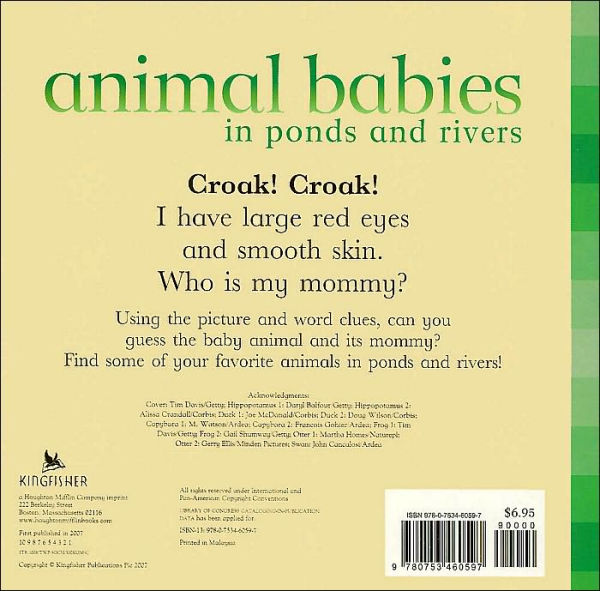 Animal Babies in Ponds and Rivers (Animal Babies Series)