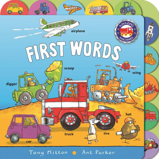 Amazing Machines: First Words by Tony Mitton, Ant Parker, Board Book ...