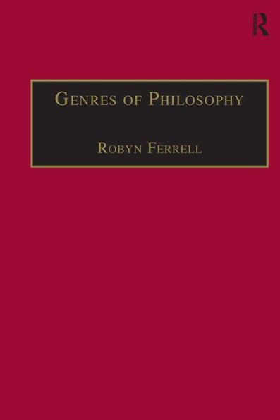 Genres of Philosophy / Edition 1