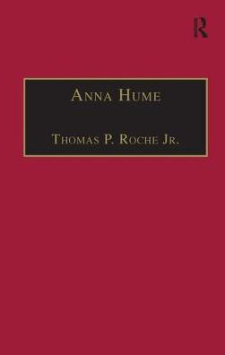 Anna Hume: Printed Writings 1641-1700: Series II, Part Three, Volume 8 / Edition 1