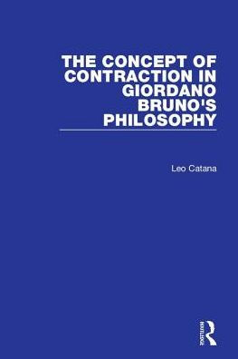 The Concept of Contraction in Giordano Bruno's Philosophy