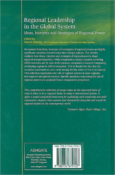 Regional Leadership in the Global System: Ideas, Interests and Strategies of Regional Powers / Edition 1