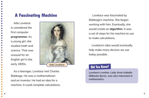 Ada Lovelace Creates an Algorithm