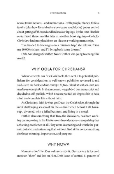 Oola for Christians: Find Balance an Unbalanced World--Find and Grow the 7 Key Areas of Life to Live Your Dreams