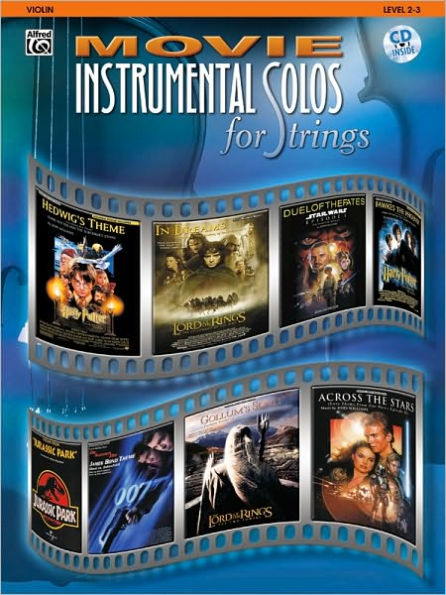 Movie Instrumental Solos for Strings: Violin, Book & CD