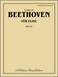 Title: Für Elise (WoO 59): Intermediate Piano Solo, Sheet, Author: Ludwig van Beethoven