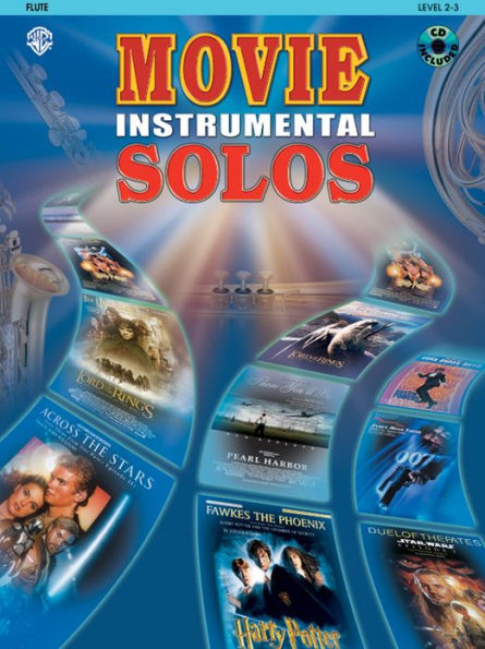 Movie Instrumental Solos: Flute, Book & CD