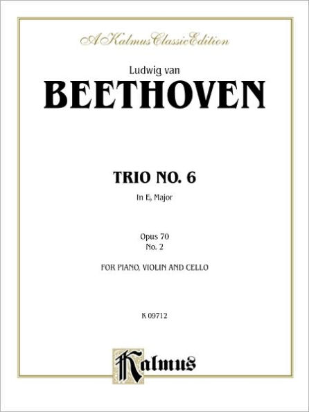 Piano Trio No. 6 -- Op. 70, No. 2: E-flat Major