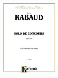 Title: Solo de Concours, Op. 10: Part(s), Author: Henri Rabaud