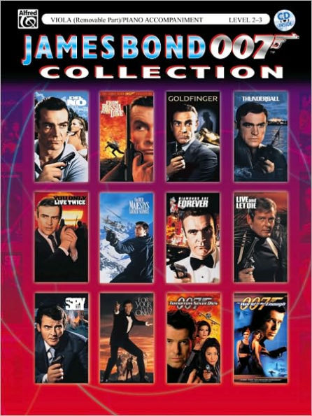 James Bond 007 Collection for Strings: Viola (with Piano Acc.), Book & CD