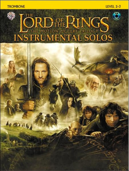 The Lord of the Rings Instrumental Solos: Trombone, Book & CD