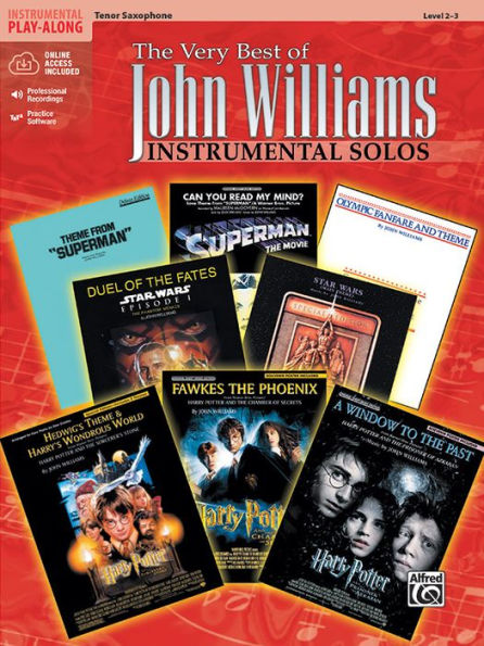 The Very Best of John Williams: Tenor Sax, Book & Online Audio/Software