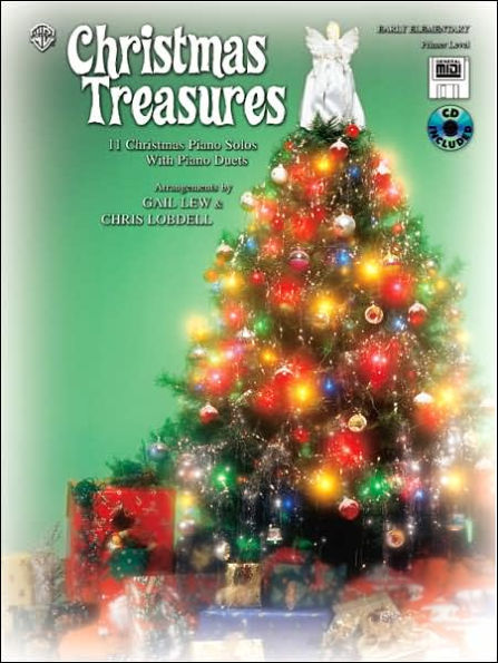 Christmas Treasures: 11 Christmas Piano Solos with Piano Duets (Primer), Book, CD & General MIDI Disk