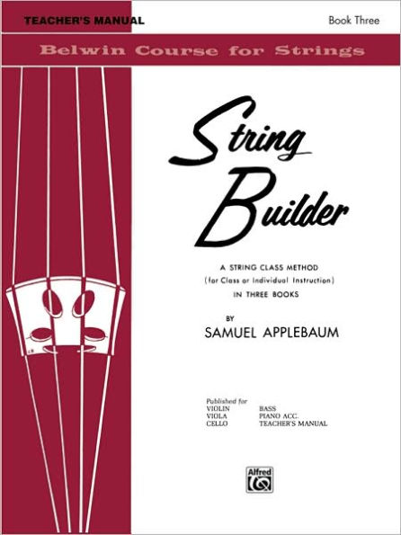 String Builder, Bk 3: A String Class Method (for Class or Individual Instruction) - Teacher's Manual