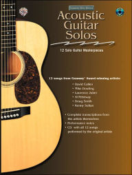 Title: Acoustic Masterclass: Acoustic Guitar Solos, Book & CD, Author: David Cullen
