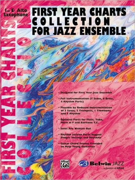 First Year Charts Collection for Jazz Ensemble: 1st E-flat Alto Saxophone