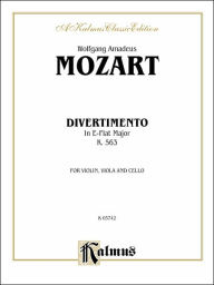 Title: Divertimento in E-flat Major, K. 563, Author: Wolfgang Amadeus Mozart