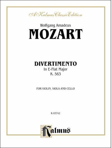 Divertimento E-flat Major, K. 563