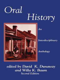 Title: Oral History: An Interdisciplinary Anthology, Author: Allan Nevins