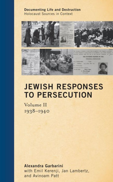 Jewish Responses to Persecution: 1938-1940