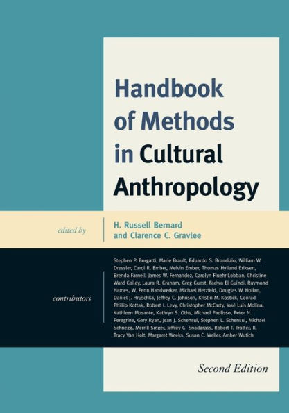 Handbook of Methods Cultural Anthropology