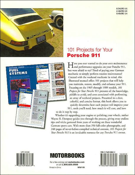 101 Projects for Your Porsche 911, 1964-1989