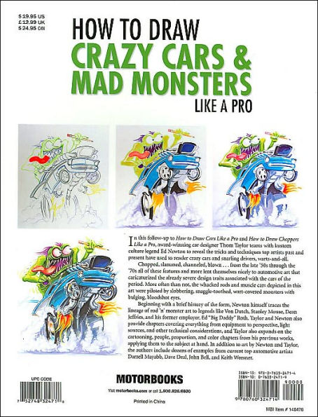 How To Draw Crazy Cars & Mad Monsters Like a Pro