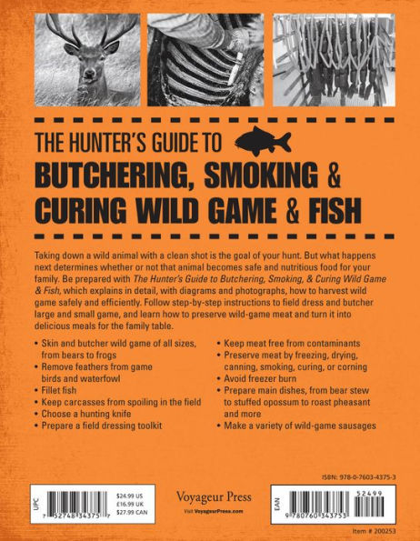 The Hunter's Guide to Butchering, Smoking, and Curing Wild Game and Fish