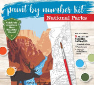 Title: Paint by Number Kit National Parks: Capture America's Most Beautiful Places! Kit Includes: 5 Paint by Number Canvases, 10 Paint Colors, Paintbrush, 48-page Instruction Book, Author: Grace Wynter