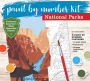 Paint by Number Kit National Parks: Capture America's Most Beautiful Places! Kit Includes: 5 Paint by Number Canvases, 10 Paint Colors, Paintbrush, 48-page Instruction Book