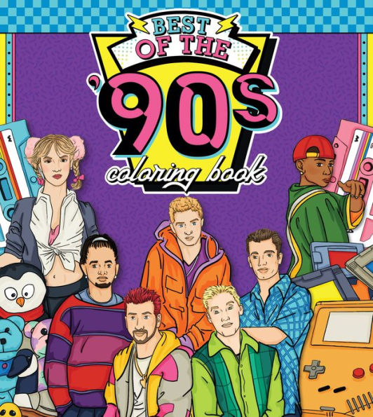 Best of the '90s Coloring Book: Color your way through 1990s art & pop culture