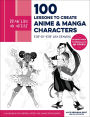 Draw Like an Artist: 100 Lessons to Create Anime and Manga Characters: Step-by-Step Line Drawing - A Sourcebook for Aspiring Artists and Character Designers - Access video tutorials via QR codes!