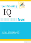 Alternative view 1 of Self-Scoring IQ Tests