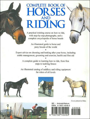 Complete Book Of Horses And Riding By Judith Draper Debby