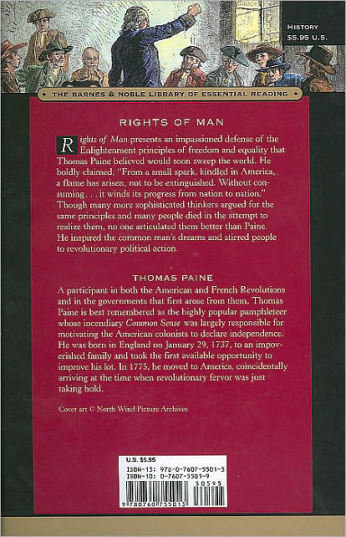 Rights of Man (Barnes & Noble Library of Essential Reading)
