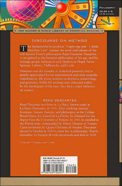 Discourse on Method: And Meditations on the First Philosophy (Barnes & Noble Library of Essential Reading)