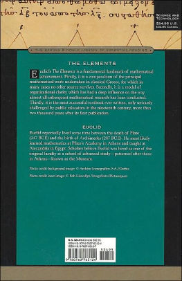 The Elements Books I Xiii Barnes Noble Library Of Essential