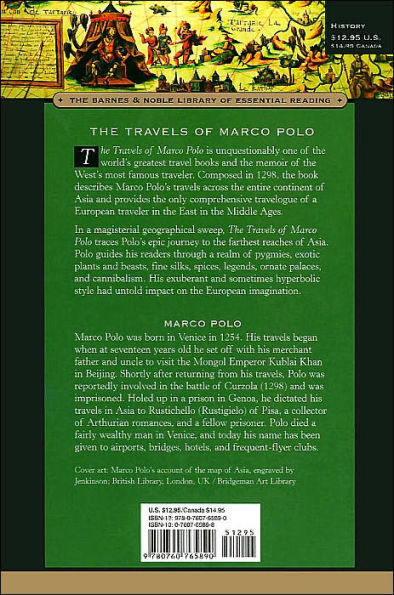 The Travels of Marco Polo (Barnes & Noble Library of Essential Reading)