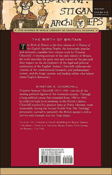A History of the English Speaking Peoples, Volume 1 - The Birth of Britain (Barnes & Noble Library of Essential Reading)