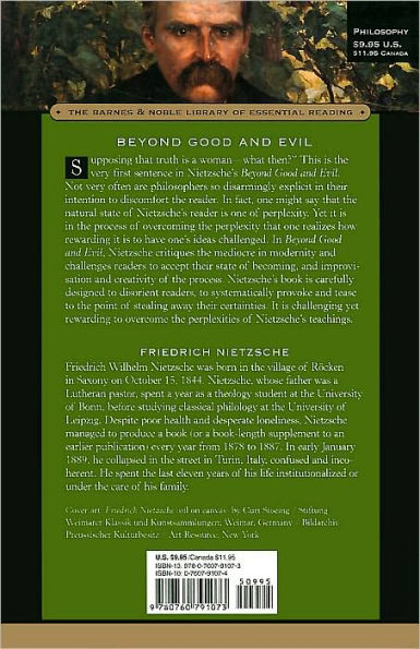 Beyond Good and Evil (Barnes & Noble Library of Essential Reading)