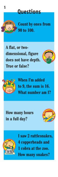 Brain Quest 1st Grade Math Q&A Cards: 750 Questions and Answers to Challenge the Mind. Curriculum-based! Teacher-approved!