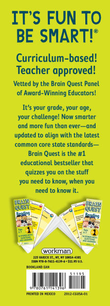 Brain Quest 1st Grade Reading Q&A Cards: 750 Questions and Answers to Challenge the Mind. Curriculum-based! Teacher-approved!