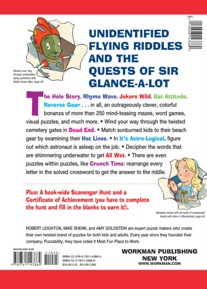 The Brainiest Insaniest Ultimate Puzzle Book!: 250 Wacky Word Games, Mystifying Mazes, Picture Puzzles, and More to Boggle Your Brain