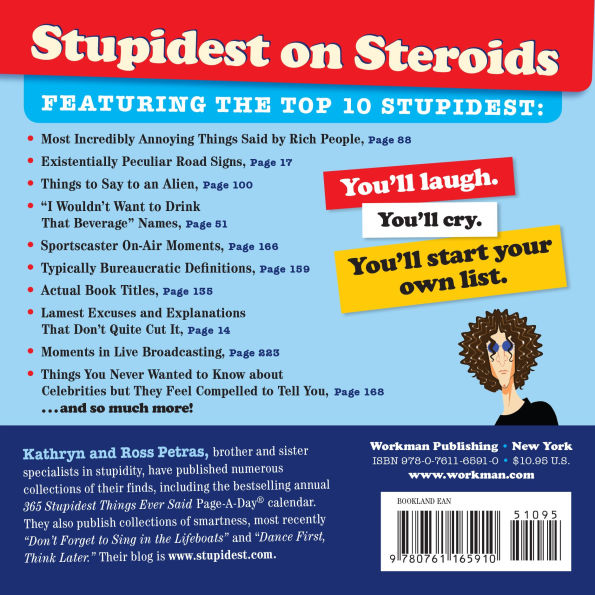 Stupidest Things Ever Said: Book of All-Time Stupidest Top 10 Lists