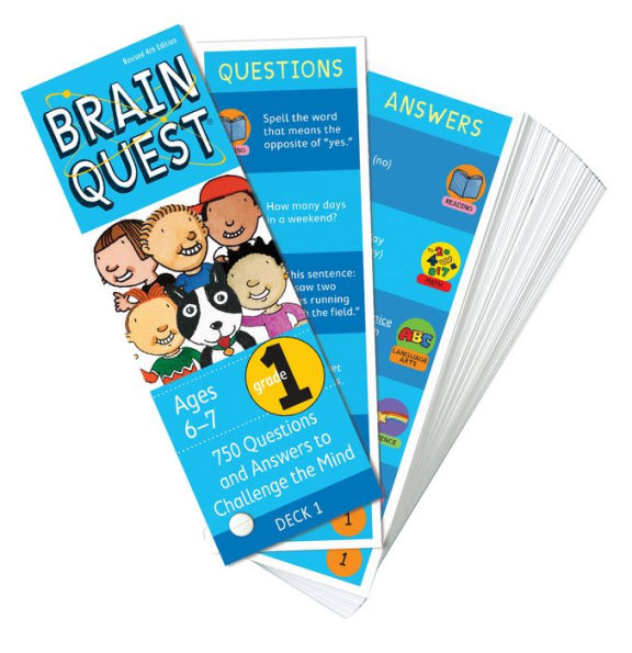 Brain Quest 1st Grade Q&A Cards: 750 Questions and Answers to Challenge the Mind. Curriculum-based! Teacher-approved!