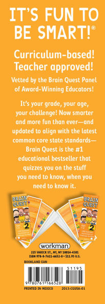 Brain Quest 2nd Grade Q&A Cards: 1000 Questions and Answers to Challenge the Mind. Curriculum-based! Teacher-approved!