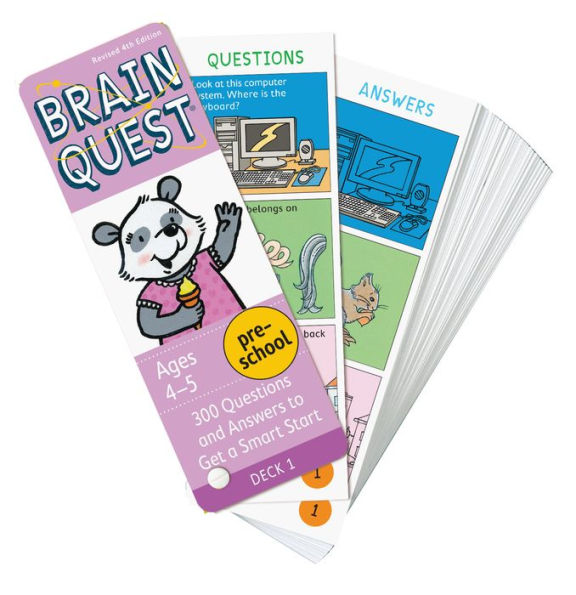 Brain Quest Preschool Q&A Cards: 300 Questions and Answers to Get a Smart Start. Curriculum-based! Teacher-approved!