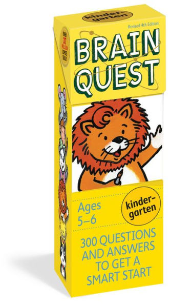 Brain Quest Kindergarten Q&A Cards: 300 Questions and Answers to Get a Smart Start. Curriculum-based! Teacher-approved!