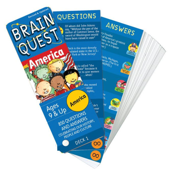 Brain Quest America: 850 Questions and Answers to Challenge the Mind. Teacher-approved!